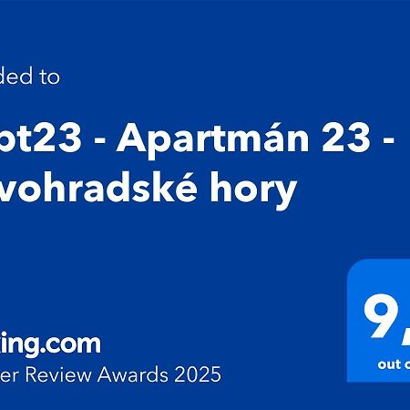 Benesov nad Cernou #Apt23 - Apartman 23 - Novohradske Hory מראה חיצוני תמונה